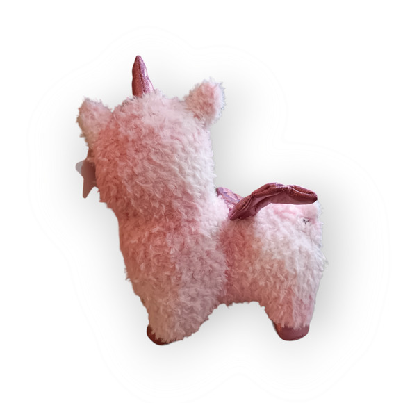 FAO Schwarz Glow Bright Plush light up musical llamacorn - Picture 3 of 6